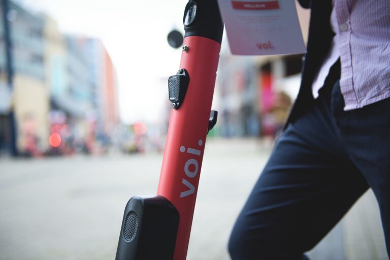 Voi electric scooter