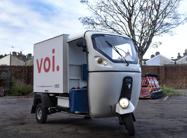 Voi trials electric tuk-tuk to service e-scooters