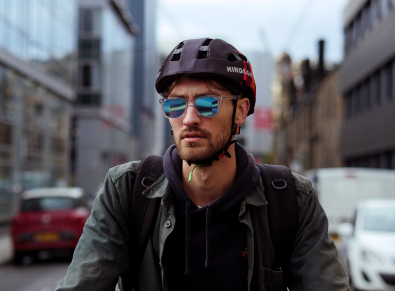 HindSight launches new rear-view cycling glasses