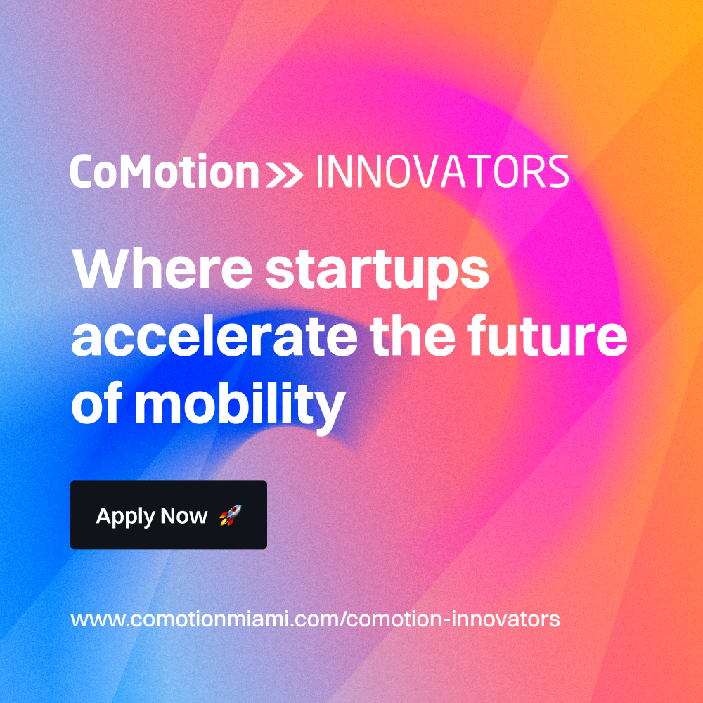 CoMotion launches new mobility startup competition format