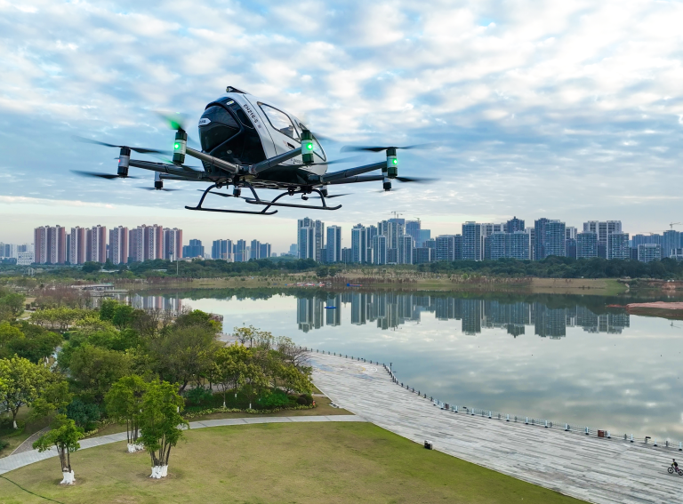 China authorises mass production of world’s first flying taxi